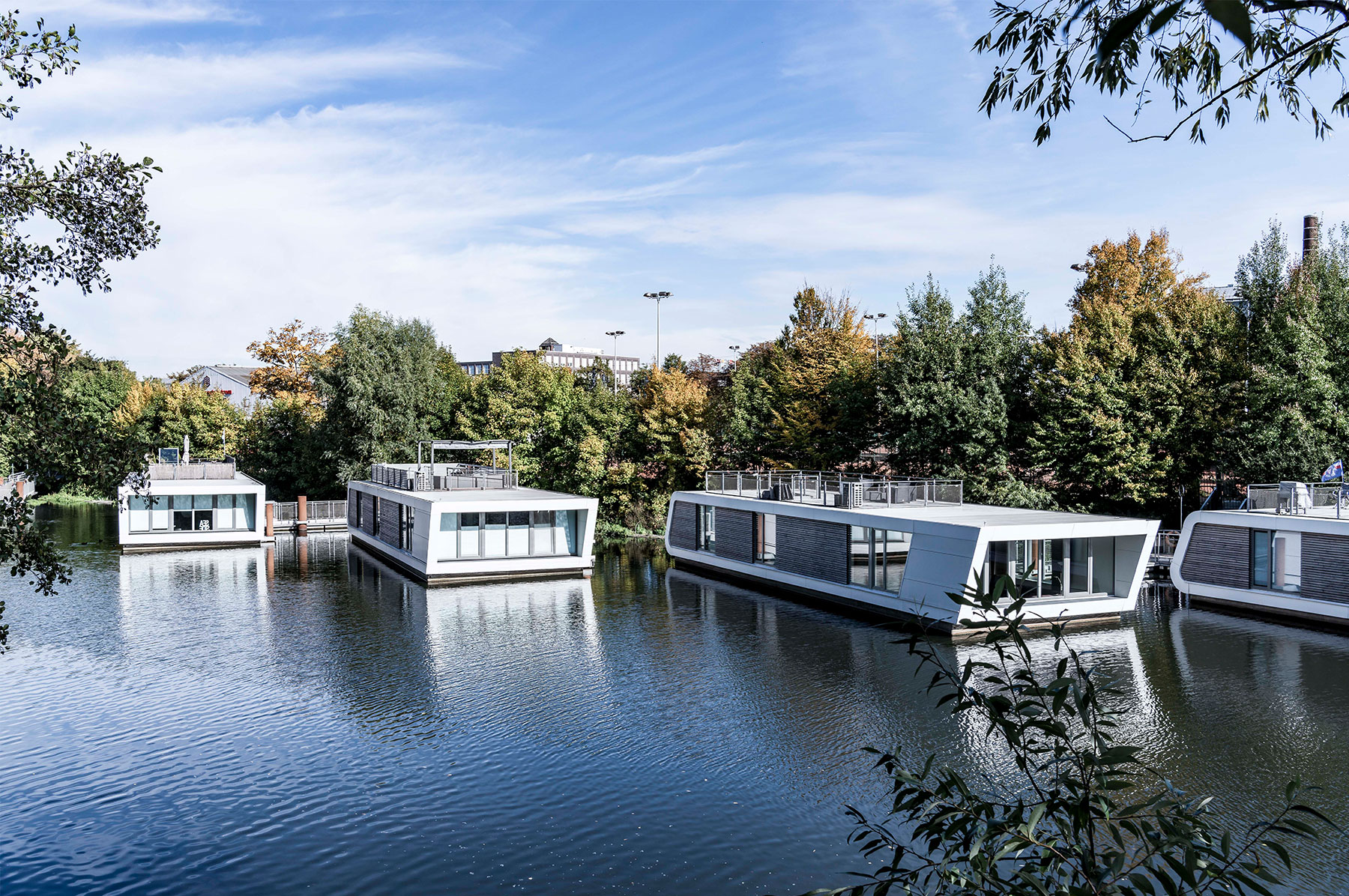 Matth i  Floating Homes Hausboote und moderne Architektur